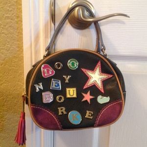 Authentic USED Vintage Dooney & Bourke Lindsay Lohan Edition #3 Black Bowler Bag